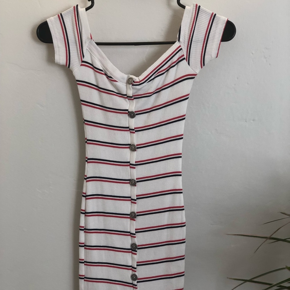 Striped stretchy dress
